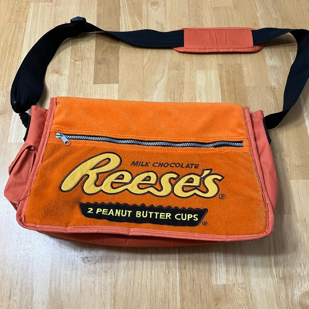 Reese’s Peanut Butter Cups Messenger Bag With Shoulder Strap by Sweet Thang